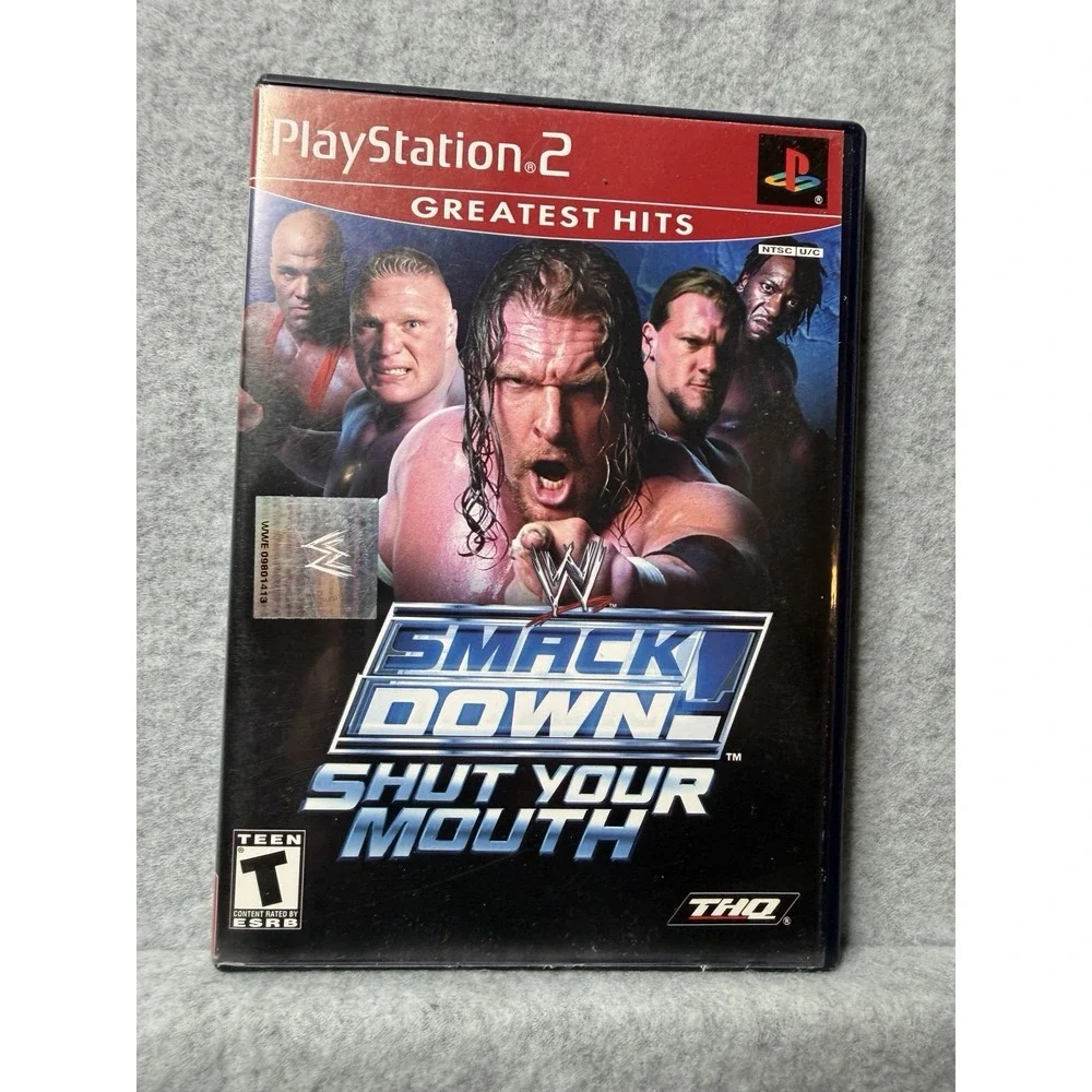 Wwe Smackdown-Shut Your Mouth - Sony PlayStation 2 No Manual